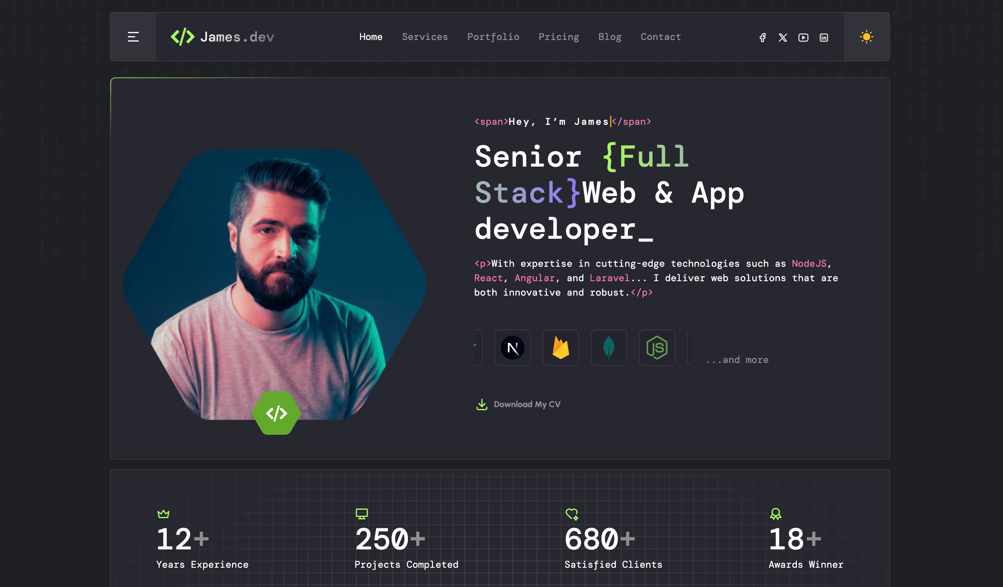 Source Code Giới Thiệu Bản Thân Bằng Larevel PHP