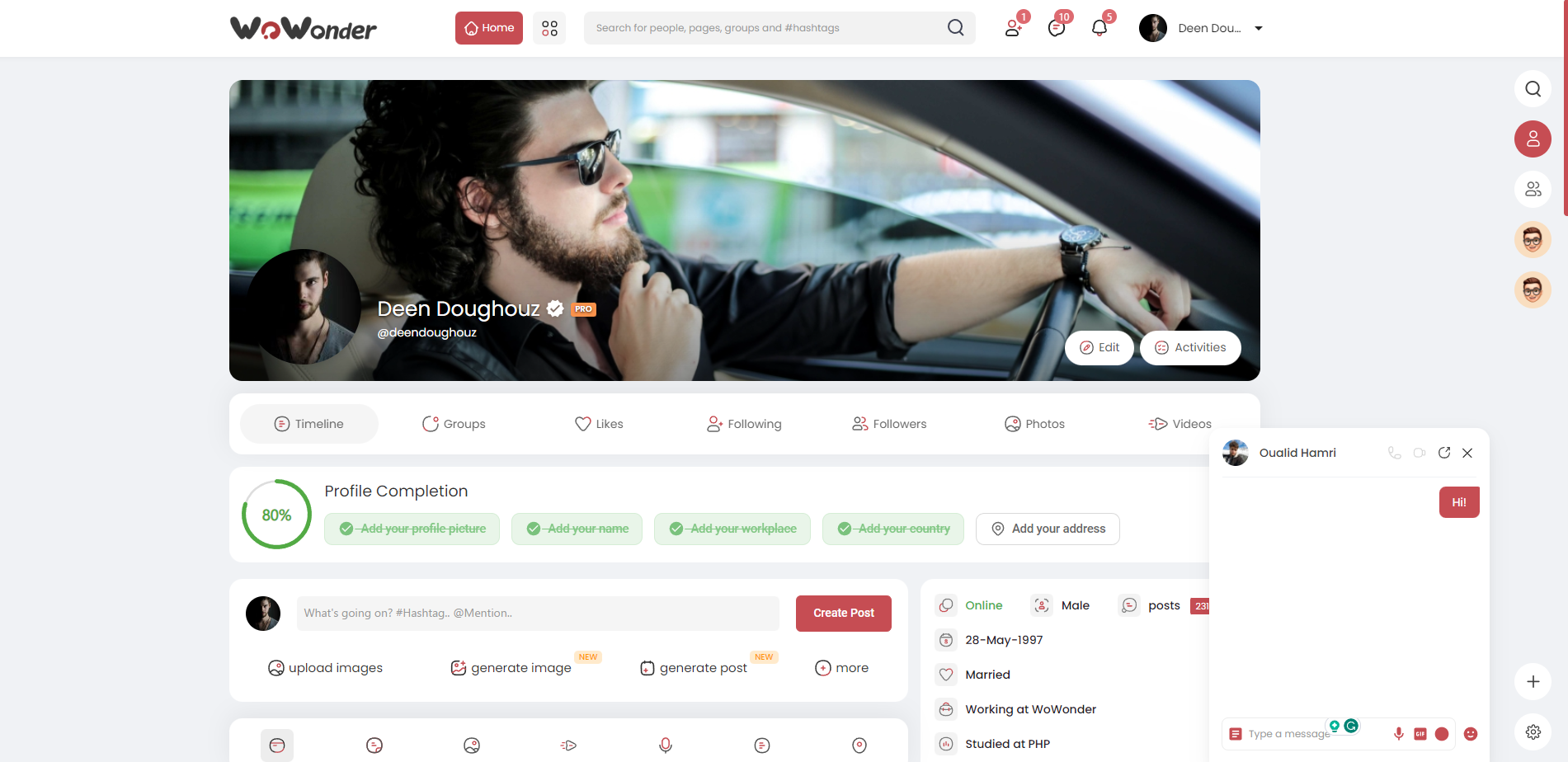 Share Source Code Mạng Xã Hội Giao Diện Đẹp Mượt, Chức Năng Giống Facebook