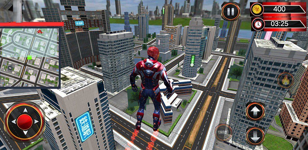 Source Code Game Unity Superpower Flying Hero