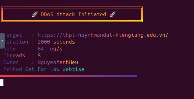 Code ddos wed nodejs