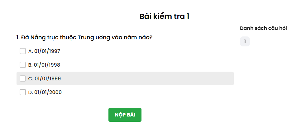 Plugin thi trắc nghiệm cho wordpress