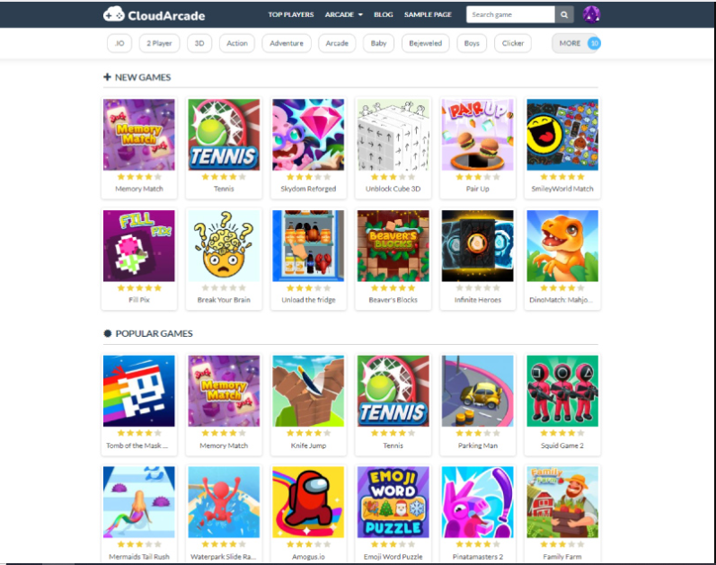 CMS Game HTML
