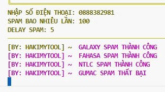 Ddos spam SMS,call python